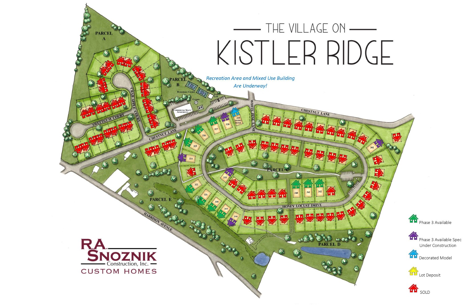 KRP3 Plot Plan Showing Solds V25.4.18