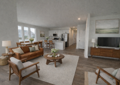 Modern Open Concept Living With Vibrant Details