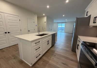 One Bedroom Inside Kitchen