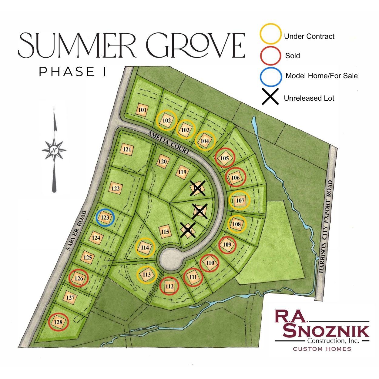 Summer Grove.site Map